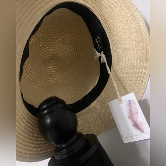 Jessica Simpson Fedora Sun Straw Hat - Picture 5 of 6